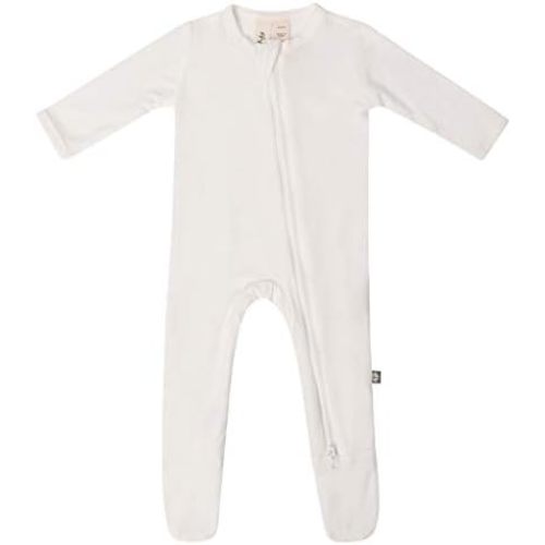 KYTE BABY Unisex Zipper Closure Footies, Rayon Made From Bamboo, 0-24 Months