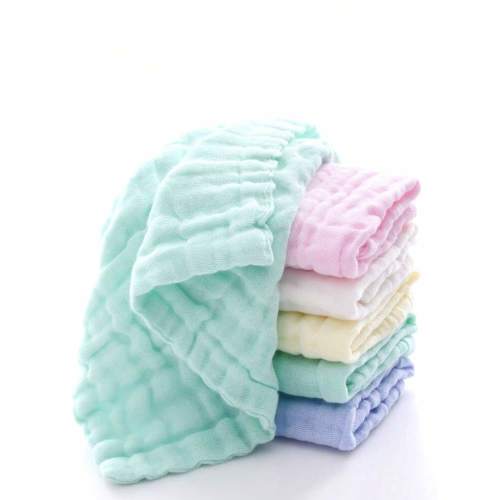 5/10pcs Baby Towel Set - Baby Wipes Small Towels - Soft Newborn Face Towels Suitable For Sensitive Skin - Baby Shower & Bath Supplies | SHEIN USA