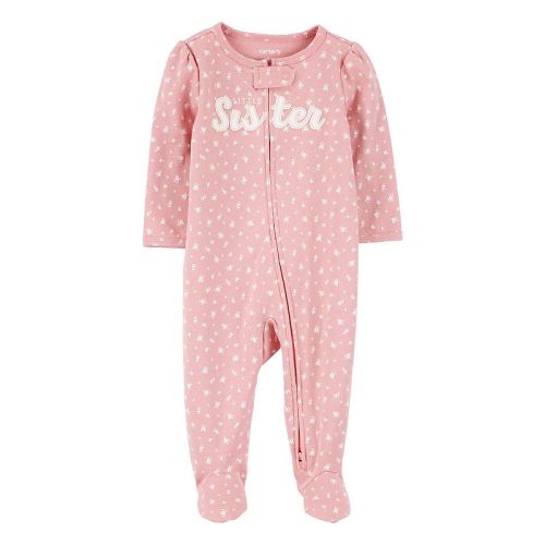 Baby Girl Carter's Little Sister 2-Way Zip Sleep & Play Pajamas