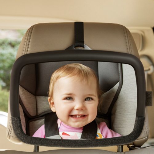 Munchkin Brica 360° Pivot Baby In-Sight Adjustable Car Mirror - Black