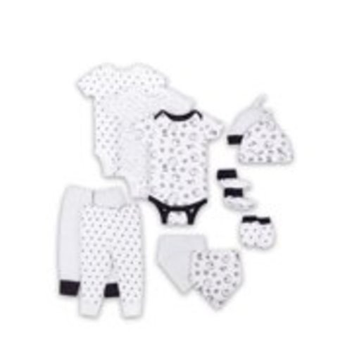 Little Star Organic Baby Shower Essentials Gift Set, 11pc (Baby Boys or Baby Girls, Unisex)