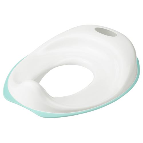 TOSSIG Toilet seat - white/turquoise