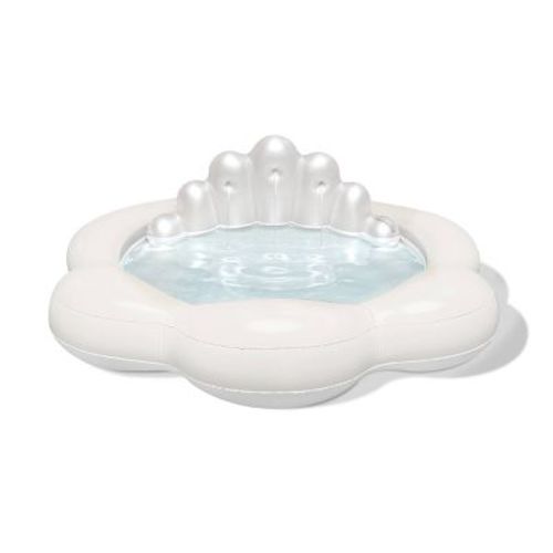 Minnidip 96'' X 60'' X 21'' Exclusive Resort Collection Fountain Pool 75 Gal Novelty Kiddie Pool - Iridescent Pearl Shell