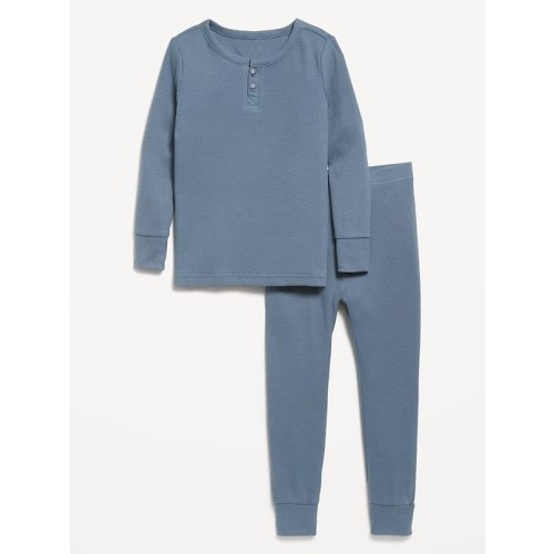 Snug-Fit Ribbed Henley Pajama Set for Toddler & Baby | Old Navy