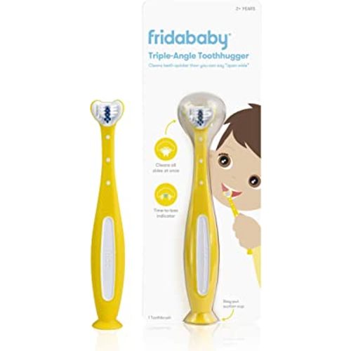 Frida Baby Triple-Angle Toothhugger Training Toothbrush for Toddler Oral Care