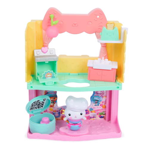 Gabby's Dollhouse: the Movie, Cakey's Sprinkle Cake-tastic Kitchen, Figure, Accessories & Surprise Toy