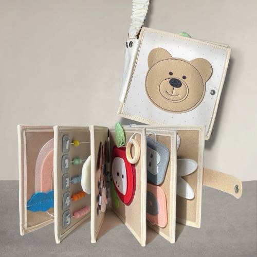 0+ Quiet Baby Book | Montessori | Soft Activity Toy for Boys and Girls