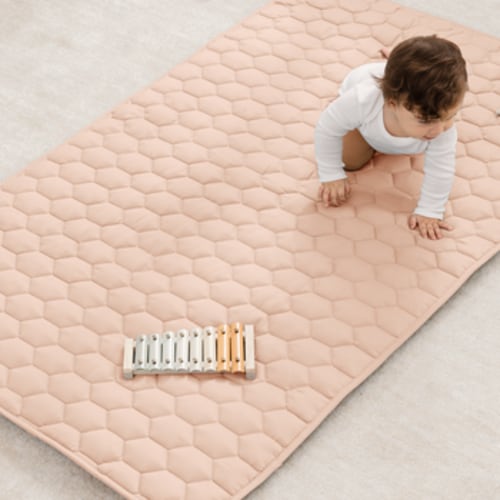 Premium Play Mat with Non-Slip Bottom, Rectangle, Large