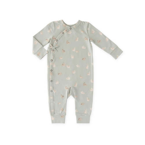 Pehr The Littles Kimono Romper Hoppy Bunny (0-3M)