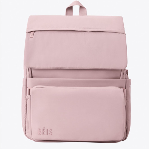 BÉIS 'The Ultimate Diaper Backpack' in Atlas Pink - Best Pink Backpack Diaper Bag