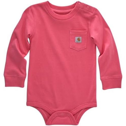 Carhartt Kid's CA5002 Long-Sleeve Pocket Bodysuit