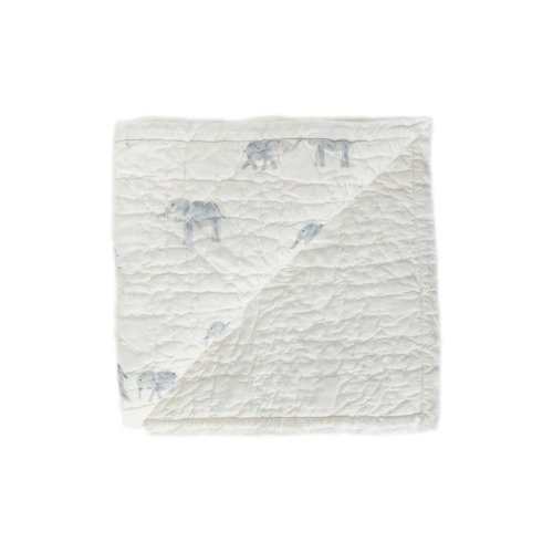 Follow Me Quilted Organic Cotton Baby Blanket