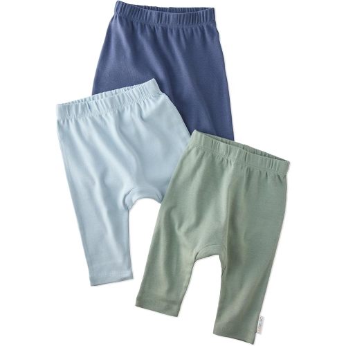 Baby Harlowe 3-Pack Pants​ 100% Organic Cotton- 0-3 mo size Terra
