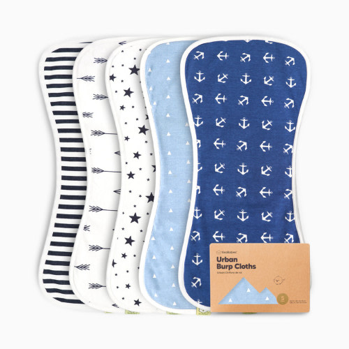 Urban Burp Cloths (5 Pack) - Adventurer