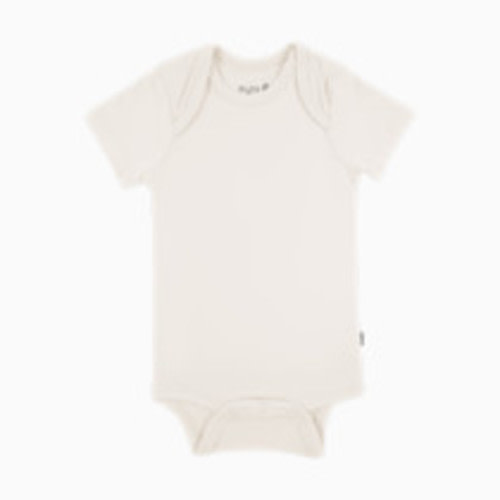 Kyte Baby Short Sleeve Bodysuit - Oat, 0-3 M