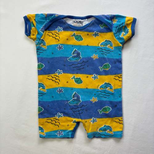 Vintage 90s Fish Romper