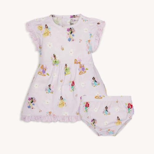 Disney | Magnetic Me Princess modal magnetic little baby dress + diaper cover set