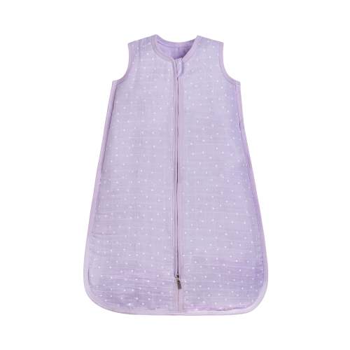 Muslin Sleep Sack - Lavender Stars
