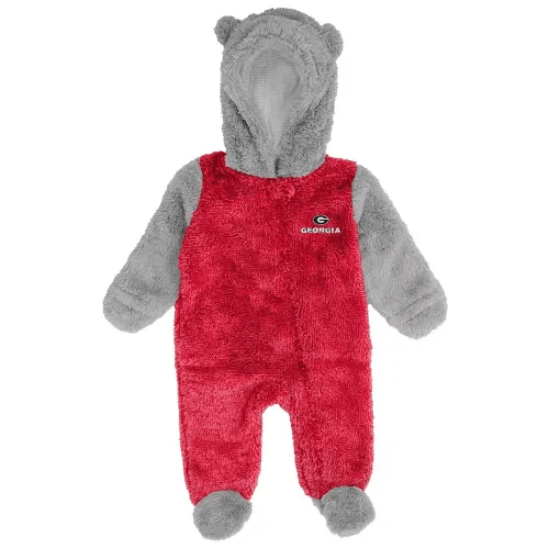 Georgia Bulldogs Red Game Nap Bunting Fleece Onesie | Dick's Sporting