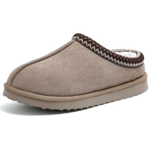 Women's Slippers Fuzzy Cozy Short Ankle Shoes Indoor and Outdoor Mules Furry Warm House Slippers for Woman Cute Fluffy Clogs
