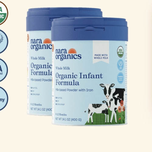 Organic Whole Milk Infant Formula – Starter bundle – Nara Organics