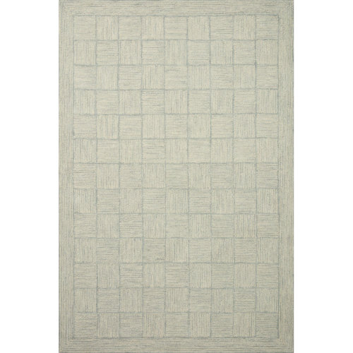 Chris Loves Julia x Loloi Francis Collection FRA-03 Silver / Sky, Contemporary Area Rug & Reviews | Wayfair