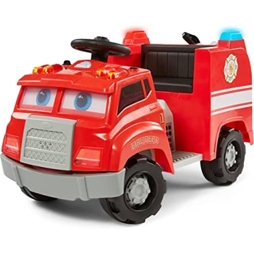Toy: Kid Trax Real Rigs Toddler Fire Truck Interactive Ride On Toy