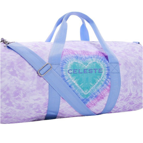Mackenzie Lavender Heart Tie Dye Duffle