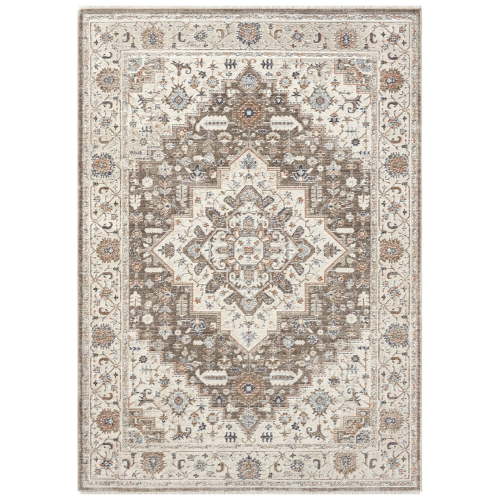 Free Shipping! Better Homes & Gardens Medallion Indoor Area Rug 5'x7'2 multicolor distressed pattern