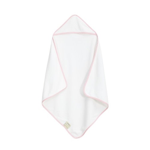 Gingham Baby Hooded Towel & Washcloths Set
