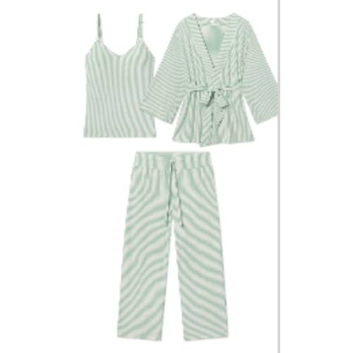 LAKE | Women | DreamModal Pajamas | Fog Maternity Kimono Bundle