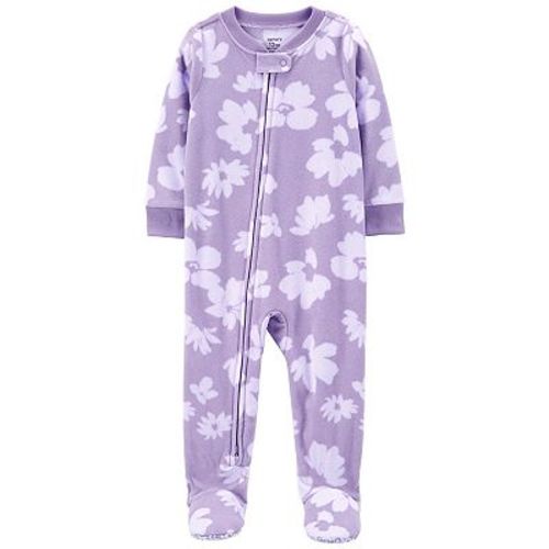 Baby & Toddler Carter's 1-Piece Fleece Floral Footie Pajamas