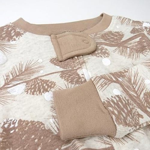 HonestBaby Baby Organic Cotton Holiday Family Jammies Pajamas