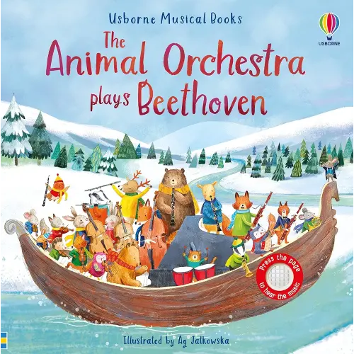 Animal Orchestra Plays Beethoven: An Interactive Musical Book Introduction to the Beloved Classical Composer, with Five Musical Pieces