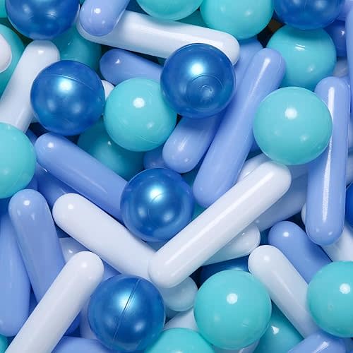 STARBOLO Ball Pit Balls for Kids -120pcs Crush Proof Plastic Toy Balls for Toddler Ball Pit, Ball Pit Play Tent, Baby Pool Water Toys, Christmas Party Decoration, Photo Props