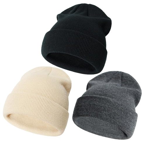 YMYDYFC Baby Beanie 3Pack Toddler Beanie Infant Knit Hat Baby Winter Hats for Boy Girl Winter Clothes Warm Knit Cap 0-6Years