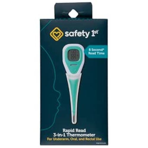 Safety 1st Rapid Read 3-In-1 Thermometer, Aqua, One Size