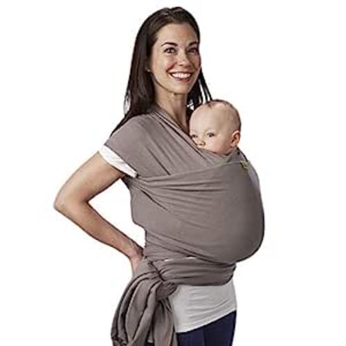 Boba Baby Wrap Carrier - Original Baby Carrier Wrap Sling for Newborns - Baby Wearing Essentials - Newborn Wrap Swaddle Holder, Newborn to Toddler Infant Sling (Grey) : Child Carrier Slings : Baby