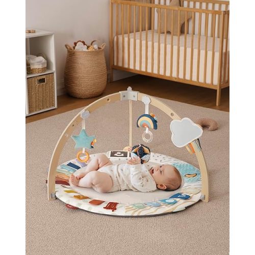 Blissful Diary Wooden Baby Play Gym and Toy Accessory
