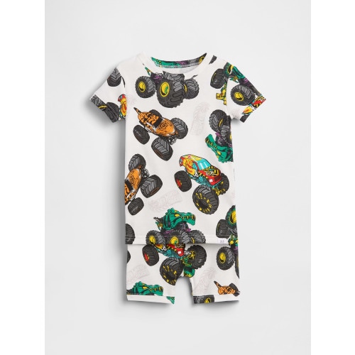Kids & Baby Hot Wheels Organic Brushed Cotton PJ Short Set