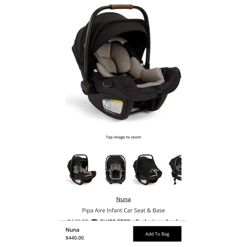 Cash Fund Carseat