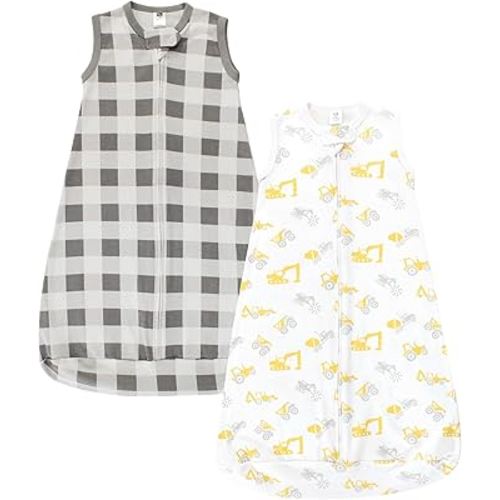 Hudson Baby BabyCotton Long-Sleeve Wearable Sleeping Bag, Sack, Blanket