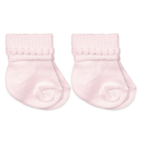 Bubble Baby Bootie Socks - Pink Infant size