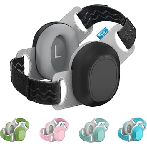 Bella's Friends Baby Ear Protection for Infants & Toddlers(3–48 Months), 24dB Noise Cancelling Headphones, Comfy Earmuffs for Airplane, Party & Sleep, Baby Travel Essential, Infant Gift, Black