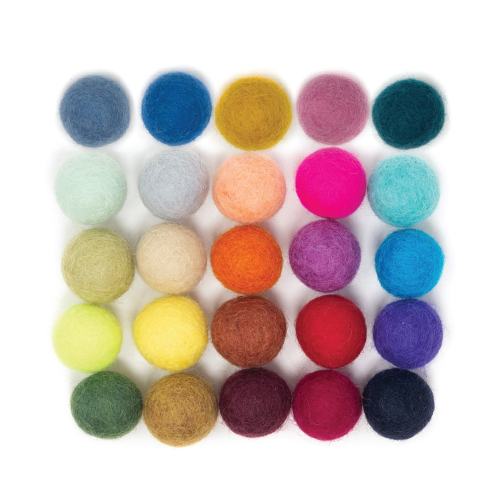 10 Pieces 1.5 CM Felt Balls, Felt Pom Poms, Felt Balls, Felt Poms, Wool Felt Beads, Felted Balls, Felt Beads, Felt Ball Garland