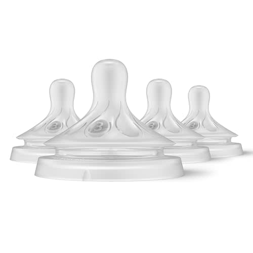 Philips Avent Natural Response Nipples, Medium Flow (Flow 3), 4-Pack, SCY963/04