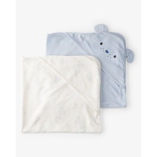 Baby 2-Pack Hooded Towels - Blue - Carter's | Carter's