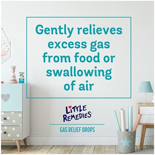 Little Remedies Gas Relief Drops, Natural Berry Flavor, Safe For Newborns, 1 fl oz - 1 Fl Oz (Pack of 1)