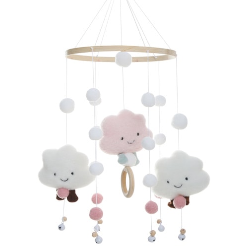Relax love Baby Crib Mobile Wind Chime Bed Bell Christmas Gift Grasp Training Color Recognition Bed Cot Decoration