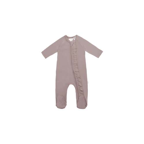 Organic Cotton Melanie Zip Onepiece - Softest Mauve
